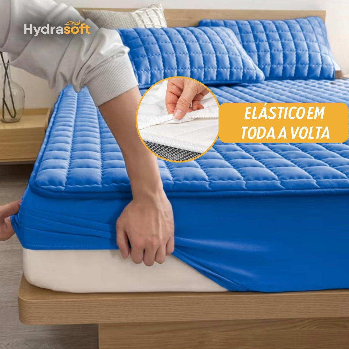 Hydra Soft™ Jogo de Cama Impermeável Premium – Capa + 2 Fronhas